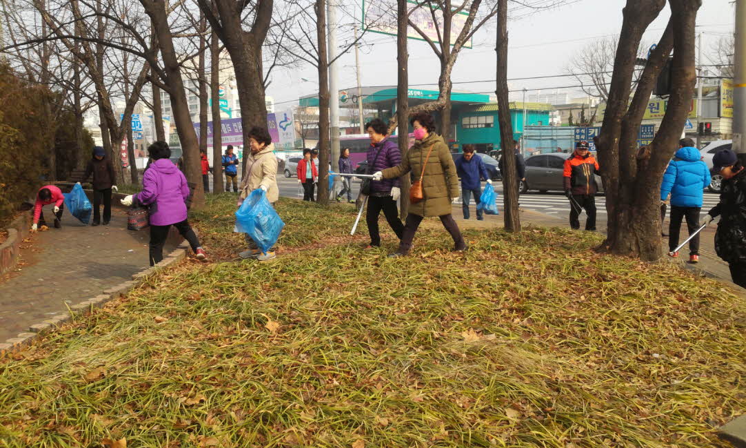 조원1동&#44; 봄맞이 일제 대청소 실시